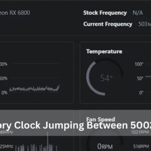 Gpu Memory Clock Jumping Between 5002 And 800