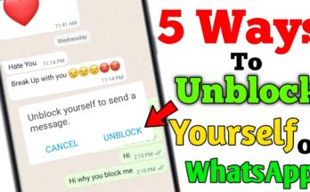 Unblock Yourself on WhatsApp